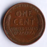 Монета 1 цент. 1915 год, США.