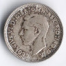 Монета 3 пенса. 1942(S) год, Австралия.