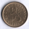 10 пенни. 1971 год, Финляндия.