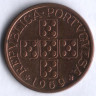 Монета 50 сентаво. 1969 год, Португалия.