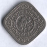 Монета 5 центов. 1914 год, Нидерланды.