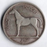 Монета 1/2 кроны. 1928 год, Ирландия.