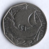 Монета 50 эскудо. 1986 год, Португалия. 