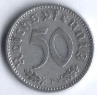 50 рейхспфеннигов. 1942 год (F), Третий Рейх.
