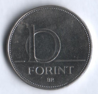 Монета 10 форинтов. 1995 год, Венгрия.