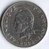 Монета 20 франков. 2008 год, Новая Каледония.