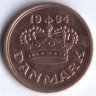 Монета 50 эре. 1994 год, Дания. LG;JP;A.
