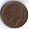 Монета 50 сантимов. 1964 год, Бельгия (Belgique).