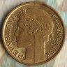 Монета 50 сантимов. 1941 год, Франция.