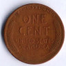 Монета 1 цент. 1947(S) год, США.