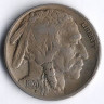 Монета 5 центов. 1920 год, США.