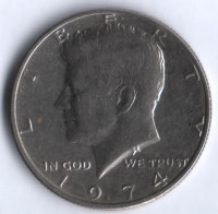 1/2 доллара. 1974 год, США.