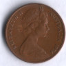 Монета 1 цент. 1974 год, Австралия.