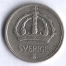 25 эре. 1949 год, Швеция. TS.