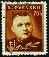 Почтовая марка. "Йозеф Тисо". 1942 год, Словакия.