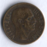 Монета 10 чентезимо. 1940 год, Италия.