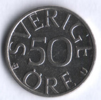 50 эре. 1983 год, Швеция. U.