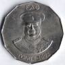 Монета 50 сенити. 2002 год, Тонга. FAO.