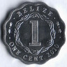 Монета 1 цент. 2010 год, Белиз.
