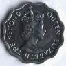Монета 1 цент. 2010 год, Белиз.