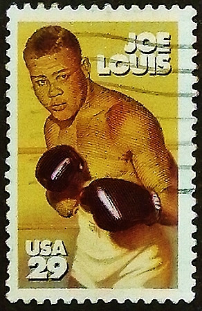 Почтовая марка. "Джо Луис". 1993 год, США.