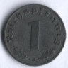 Монета 1 рейхспфенниг. 1941 год (J), Третий Рейх.