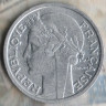 Монета 2 франка. 1947 год, Франция.