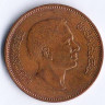 Монета 5 филсов. 1968 год, Иордания.