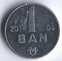 Монета 1 бань. 2004 год, Молдова.