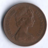 Монета 1 новый пенни. 1979 год, Великобритания.