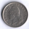 Монета 5 сентаво. 1942 год, Аргентина.