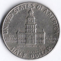 1/2 доллара. 1976(D) год, США. 200-летие независимости США.