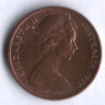 Монета 1 цент. 1975 год, Австралия.