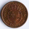 Монета 10 сентаво. 1961 год, Мозамбик (колония Португалии).
