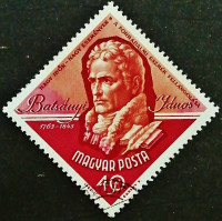 Почтовая марка. "Янош Бацани". 1963 год, Венгрия.