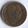 Монета 5 чентезимо. 1939 год, Италия.