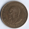 Монета 10 центов. 1974 год, Кения.