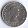 Монета 2 шиллинга. 1955 год, Великобритания.