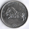 Монета 50 толаров. 2003 год, Словения.