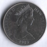 Монета 10 центов. 1985 год, Новая Зеландия.