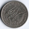 Монета 50 франков. 1977(A) год, Центрально-Африканские Штаты (Чад).