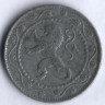 Монета 25 сантимов. 1916 год, Бельгия.