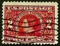 Почтовая марка. "Уильям Генри Сьюард". 1909 год, США.