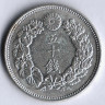 Монета 50 сен. 1906 год, Япония.
