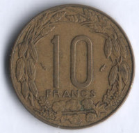 10 франков. 1977 год, Центрально-Африканские Штаты.