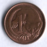 Монета 1 цент. 1976 год, Австралия.
