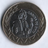 Монета 200 эскудо. 1991 год, Португалия. 