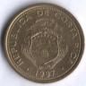 Монета 5 колонов. 1997 год, Коста-Рика.