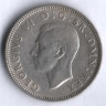 Монета 1 шиллинг. 1941 год, Великобритания (Лев Шотландии).