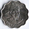 Монета 20 центов. 1979 год, Свазиленд.